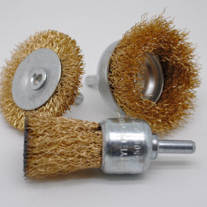 3-piece drill wire brush set