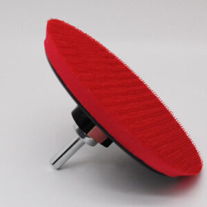 Plastic Disc Backing Pad with Velcro +  Drill Adapter
